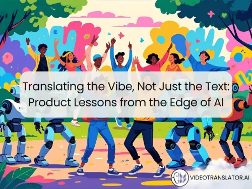 Translating the Vibe, Not Just the Text: Product Lessons from the Edge of AI